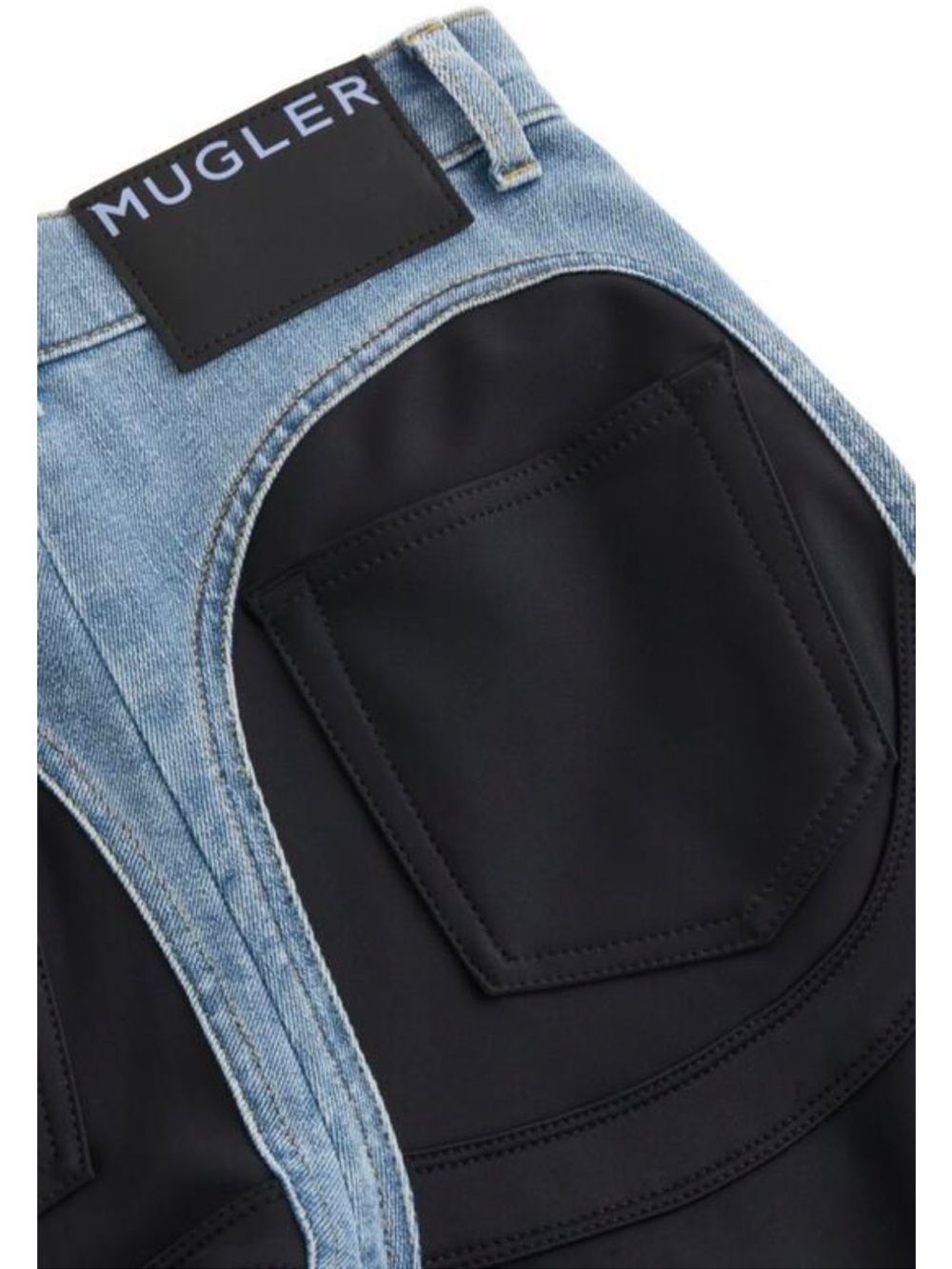 MUGLER x H&M Denim Spiral Jeans
